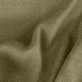 Zasłona szyta na taśmie fala ciemnooliwkowa z tkaniny o naturalnym splocie z efektem melanżu