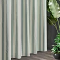 Tkanina zasłonowa o  płóciennym splocie w paski Eurofirany