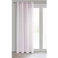 Dekoracja okienna różowa z gładkiej etaminy 140x250 cm przelotka ESIM Eurofirany
