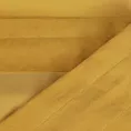 Zasłona musztardowa z tkaniny welurowej 420x260 cm tunel Dora Eurofirany