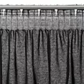 Zasłona czarna z moherowej tkaniny 140x270 cm taśma AGIS Eurofirany