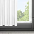 Zasłona biała z matowej gładkiej tkaniny 140x175 cm przelotka RITA Eurofirany