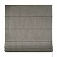 Roleta rzymska srebrna z tkaniny o melanżowej strukturze