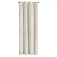 Zasłona kremowa zdobiona moherową nicią i subtelnymi falbanami 135x250 przelotka TIFFANY Eva Minge Eurofirany