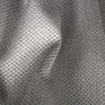 Zasłona szarobeżowa zaciemniająca o strukturze drobnej krateczki 135x250 przelotka AMARO Eurofirany