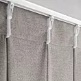 Zasłona ciemnobeżowa z 100% zaciemniającej tkaniny typu blackout 125x270 cm system flex - NELISA Eurofirany