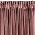 Zasłona różowa z ekskluzywnego matowego welwetu 140x270 cm taśma VILLA Eurofirany