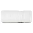 Ręcznik do rąk 30x50 cm bawełniany kolor biały zdobiony bordiura w paski 550 g/m2 AURA Eurofirany