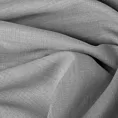 Poszewka szyta popielata z miękkiej tkaniny o naturalnym splocie w stylu ekologicznym