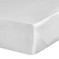 Prześcieradło bez gumki 180x210 cm z satyny bawełnianej kolor biały 125 g/m2 DINA Diva Line Eurofirany