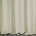 Zasłona szyta na tunelu ADESSA kremowa z miękkiej tkaniny o welurowej strukturze