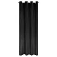 Zasłona czarna z kryształkami i welwetowej tkaniny 140x250 cm przelotka ARIADNA Eurofirany