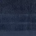 Ręcznik kąpielowy 50x90 cm bawełniany kolor granatowy z welwetową bordiurą 500 g/m2 DAMLA Eurofirany