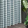 Tkanina zasłonowa o płóciennym splocie w kratkę Eurofirany
