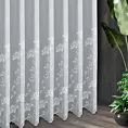 Tkanina firanowa, matowa z efektem deszczyku, z delikatnym haftem, Eurofirany