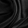 Poszewka szyta czarna z tkaniny strukturalnej z delikatnym połyskiem