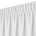 Zasłona biała z tkaniny welurowej 420x260 cm taśma - Dora Eurofirany