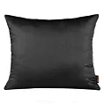 Poszewka na poduszkę 50x70 cm z satyny bawełnianej czarna NOVA Eurofirany