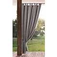 Zasłona stalowa z wodoodpornej tkaniny idealna do ogrodu i na taras 155x200 cm szelki/rzep GARDEN Eurofirany