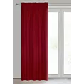Zasłona czerwona zaciemniająca gładka półmatowa 135x270 cm taśma LOGAN Eurofirany