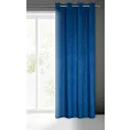 Zasłona granatowa z wytłaczanego welwetu 140x250 cm przelotka JULIA Eurofirany