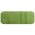 Ręcznik kąpielowy 50x90 cm bawełniany kolor zielony z ozdobnym stębnowaniem 500 g/m2 POLA Eurofirany