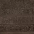 Ręcznik kąpielowy 50x90 cm bawełniany kolor brązowy z welurową bordiurą 500 g/m2 EMMA Eurofirany