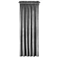 Zasłona stalowa z tkaniny welwetowej 135x300 cm taśma ROSA Design 91 Eurofirany