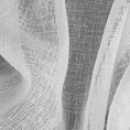 Firana biała z etaminy o naturalnym splocie przeplatana subtelnie lśniącą nitką 140x250 cm przelotka ALICJA Eurofirany