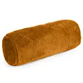 Poduszka wałek 15x45 cm miodowa z miękkiej futrzanej tkaniny  NINA Eurofirany