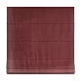 Roleta rzymska bordowa z miękkiej półmatowej tkaniny welwetowej