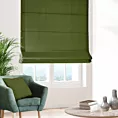 Roleta rzymska DORA - HIT oliwkowa z miękkiej tkaniny o welurowej strukturze