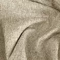Poszewka szyta beżowa z tkaniny w stylu eko i efektem melanżu