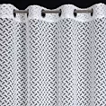 Firana biała o strukturze miękkiej koronki przetykanej błyszczącą nicią 140x250 cm przelotka LILY Eurofirany
