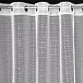 Firana biała o strukturze drobnej siatki 400x250 cm przelotka KATRIANA Eurofirany