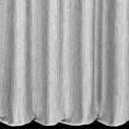 Zasłona szyta na taśmie fala popielato czarna z tkaniny o wyraźnym splocie z efektem melanżu