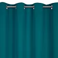 Zasłona morska zaciemniająca gładka półmatowa 140x175 cm przelotka LOGAN Eurofirany