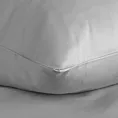 Pościel 160x200 cm gładka z satyny bawełnianej kolor jasnoszary DINA Diva Line Eurofirany