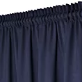 Zasłona granatowa z tkaniny welurowej 420x260 cm tunel Dora Eurofirany