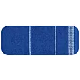 Ręcznik kąpielowy 50x90 cm bawełniany kolor granatowy ze stębnowaną bordiurą 500 g/m2 MIRA Eurofirany