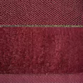 Ręcznik do rąk 30x50 cm bawełniany kolor bordowy z welwetową bordiurą 550 g/m2 ARIA Eurofirany