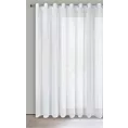 Firana biała z etaminy z lekkim połyskiem 400x250 cm przelotka VIOLA Eurofirany