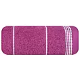 Ręcznik kąpielowy 50x90 cm bawełniany kolor fioletowy ze stębnowaną bordiurą 500 g/m2 MIRA Eurofirany