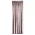 Zasłona pudrowo różowa z matowego welwetu 140x270 cm taśma MELANIE Eurofirany