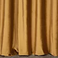 Zasłona szyta na taśmie fala brązowa z miękkiej półmatowej tkaniny welwetowej
