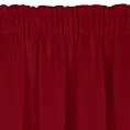 Zasłona czerwona zaciemniająca gładka półmatowa 135x270 cm taśma LOGAN Eurofirany