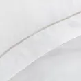 Pościel 220x200 cm bawełniana kolor biały z ozdobną lamówką DIVA 8 Diva Line Eurofirany