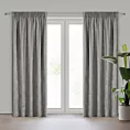 Zasłona szara z szenilowej tkaniny 140x270cm taśma - VANI Eurofirany