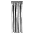 Zasłona srebrna z błyszczącego welwetu 140x270 cm taśma - CAMERON Eurofirany