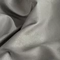 Poszewka szyta LUXOR stalowa z eleganckiej lśniącej tkaniny o drobnym splocie